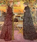 Maurice Denis Mary Visits Elizabeth oil on canvas